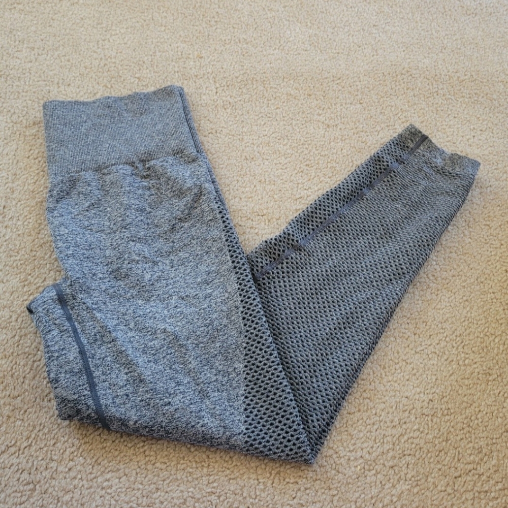 Joy Lab high waist  stretchy Leggings Cutouts  gray Size extra large